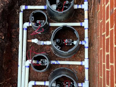 irrigation manifold without covers