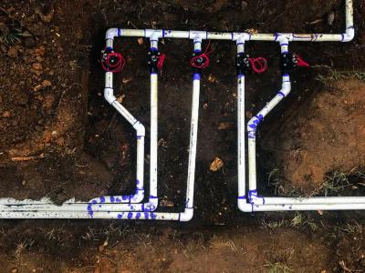 irrigation exposed manifolds