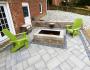 Firepit in a patio that we completed 