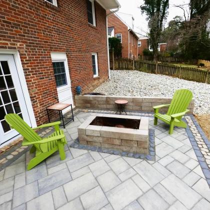 Patio with firepit 